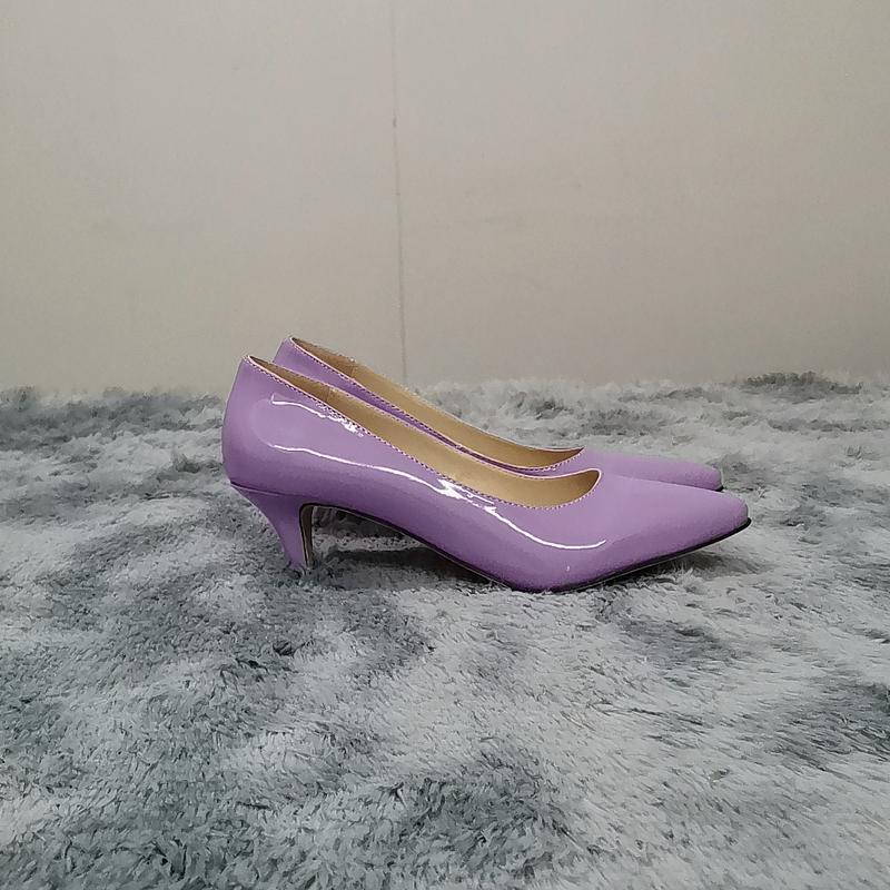 Classic Sexy Pointed Low Med Kitten Heels Women Pumps Shoes Spring Brand Design Wedding Dress