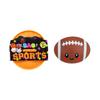 Sports Theme Soft Cute Bun Toy with Steamer Basket, Toy for Kids and Adults