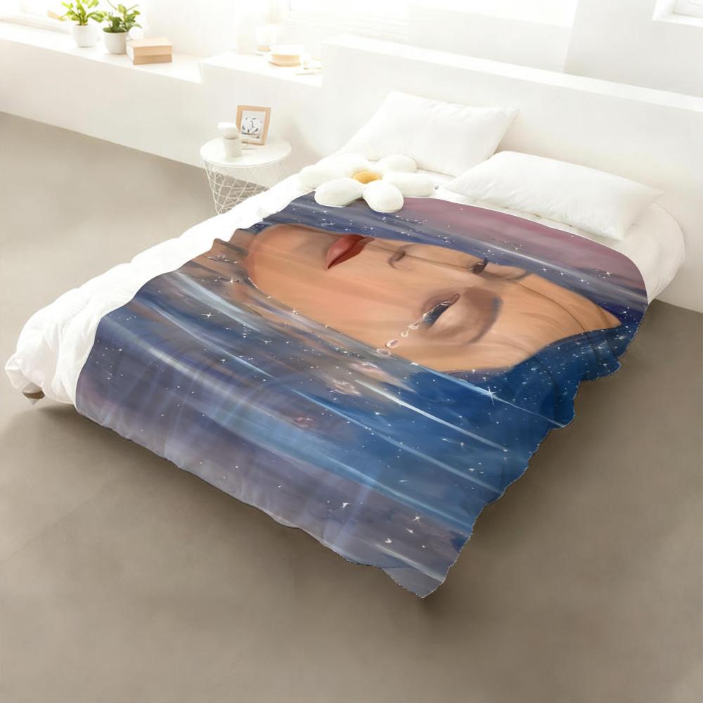 Art Pearls Scattered In The World Throw Flannel Throw Blanket: Soft Kid-Friendly Warm Anti-Static All Season Washable Couch