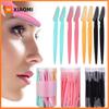5/40Pcs Eyebrow Trimmer Face Blade Shaver Portable Eye Brow Epilation Hair Removal Safety Eyebrow Cutting Woman Makeup Tools
