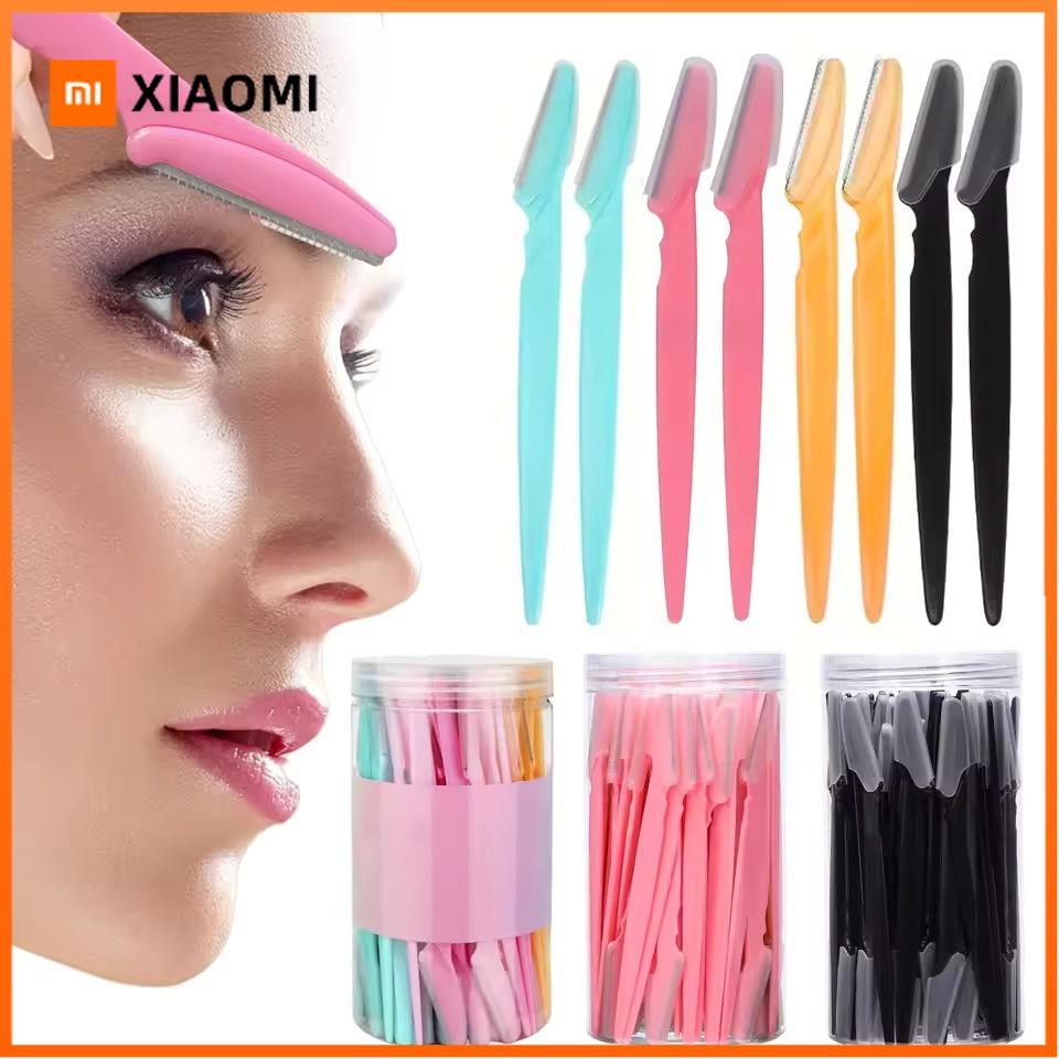 Xiaomi 5/40Pcs Eyebrow Trimmer Face Blade Shaver Portable Eye Brow Epilation Hair Removal Safety Eyebrow Cutting Woman Makeup Tools