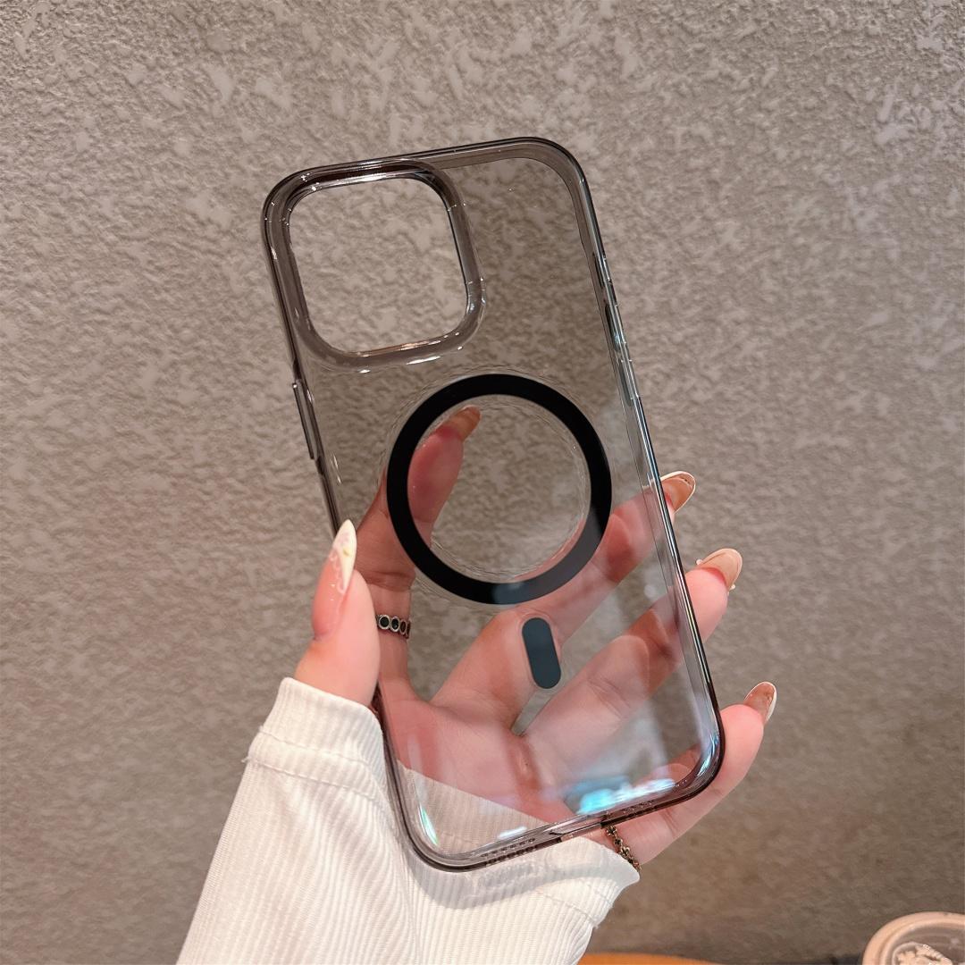 

Прозрачный чехол с защитой от пожелтения для iPhone 16 Pro Max со шторкой камеры iPhone15 Pro Ультратонкий прозрачный магнитный чехол iPhone 15 Pro Max