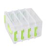 Stackable Storage Box Desktop Toy Blocks Organizer Box with Lid Storage Organizer Box for Bedroom