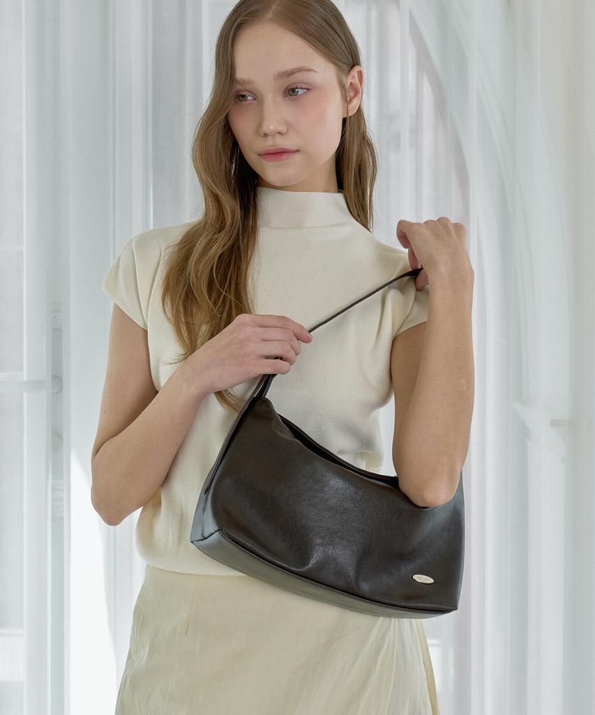 Gocce Evelyne Shoulder Bag_Dark Brown Gn201K