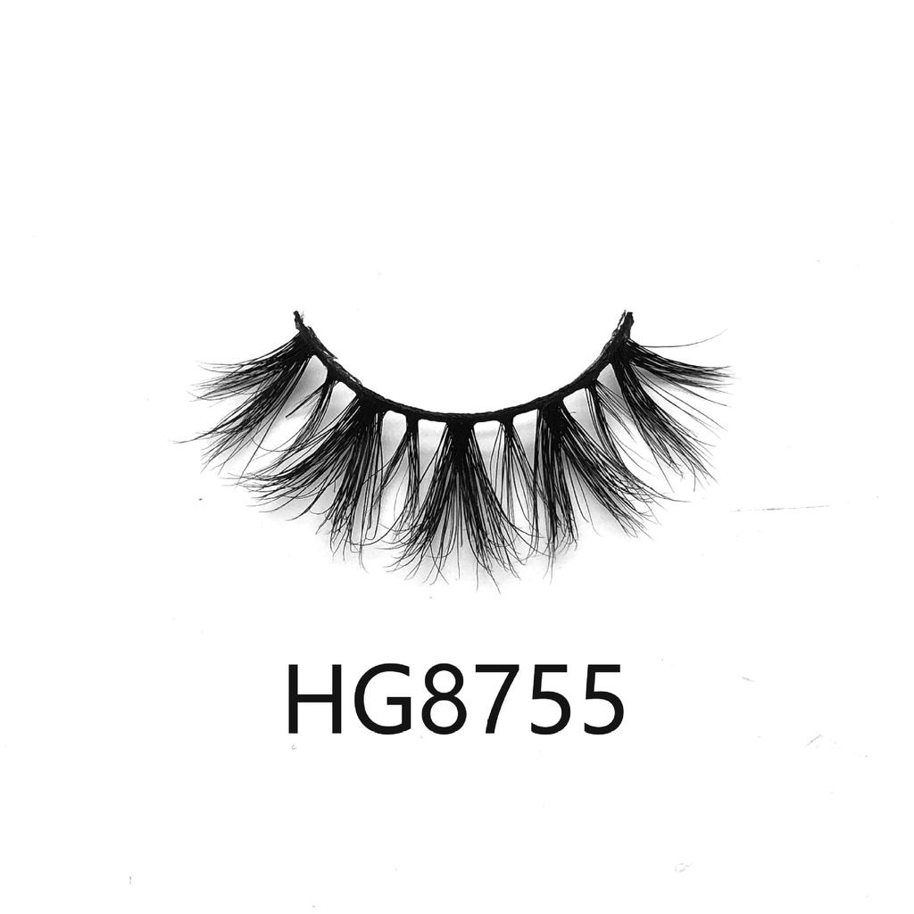 20mm Mink Hair False Eyelashes European And American Multi -Layer Thick Cross Curly Messy False Eyelashes