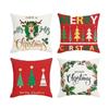 New Christmas Pillow 4 Combination Picture Pillow Cushion Pillowcase Home Office Pillowcase