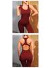 Women's Autumn/Winter Yoga Jumpsuit - Peach Butt, One-Piece Fitness Suit