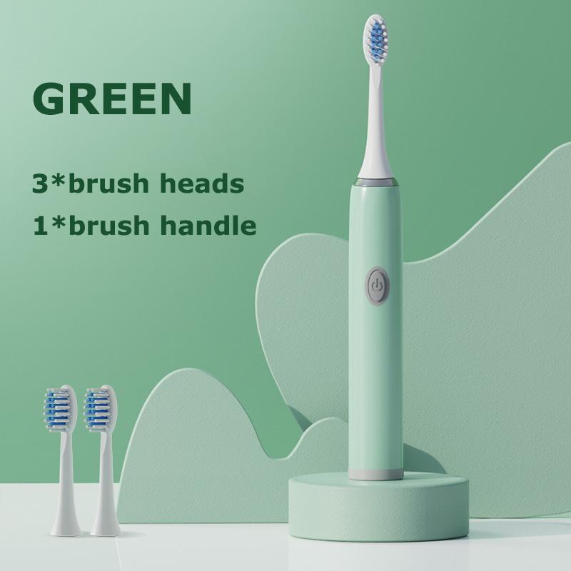 Sonic Electric Brushes for Teeth Household Vibrating Adult Toothbrush Battery Powered Lightweight Travel Electric Toothbrushes