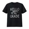 Back to school 6th Grade Square Root of 36 maths teacher T Shirt Black vintage Washed streetwear Soft designer clothes
