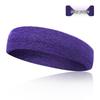 Customizable Logo Sport Sweatband: Embroidered Headband for Men and Women, Ideal for Fitness, Running, and Fashion.