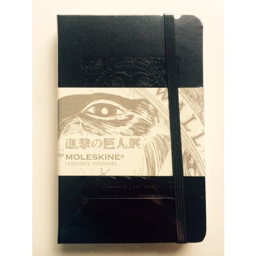 Attack On Titan Exhibition Moleskine Notebook (Black)