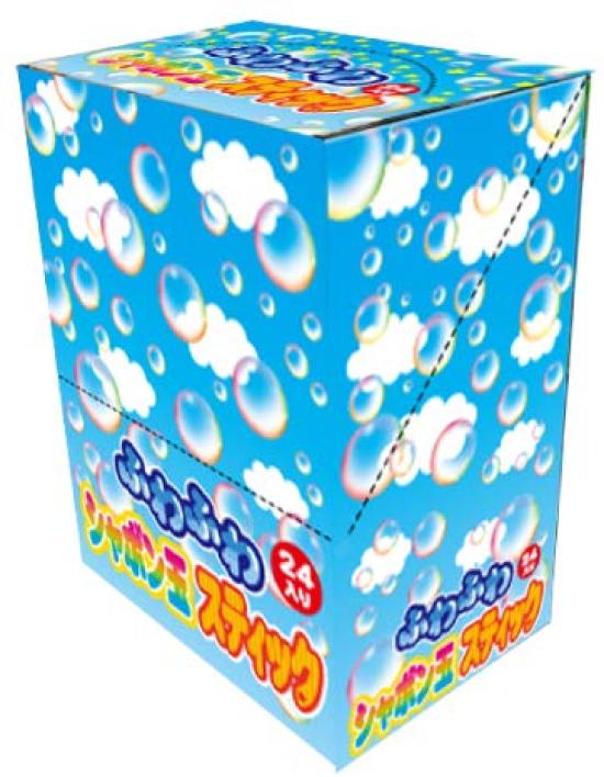 Sanyodo Fluffy Bubble Sticks Multicolor (24-Piece Set)