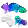 A Top Quality Realistic 3D Chameleon Silicone Mold DIY Reptile Figurine Epoxy Resin Mold with Flexible Design Vibrant Home Decor