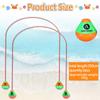 2.5M/1.5M Through Door Dive Ring Funny Swimming Game Aids Dive Door Reusable Underwater Swimming Toys Adults Kids Pool Water Toy