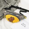 Cute Cartoon Dinosaur Storage Bags for Kids Phone Earphone Money Pouch Organizer Fashion Chest Waist Bag Children Belt Bag