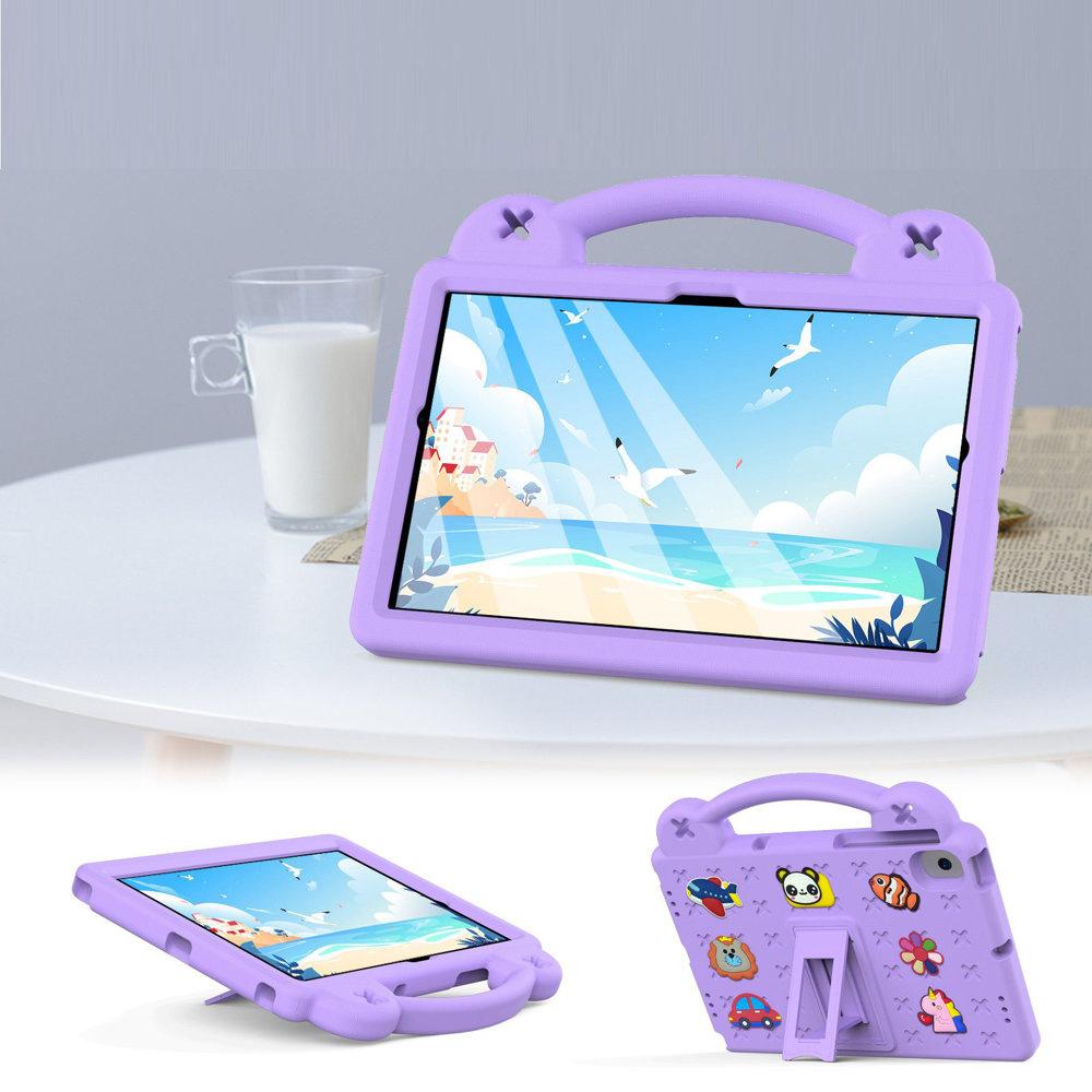 Case for Lenovo M10 X306 2 Gen / M10 Plus TB-X606 10.3 / Samsung Tab A 10.1 T510/515 / K10 X6C6, Cute Patterns, with stand, Purple