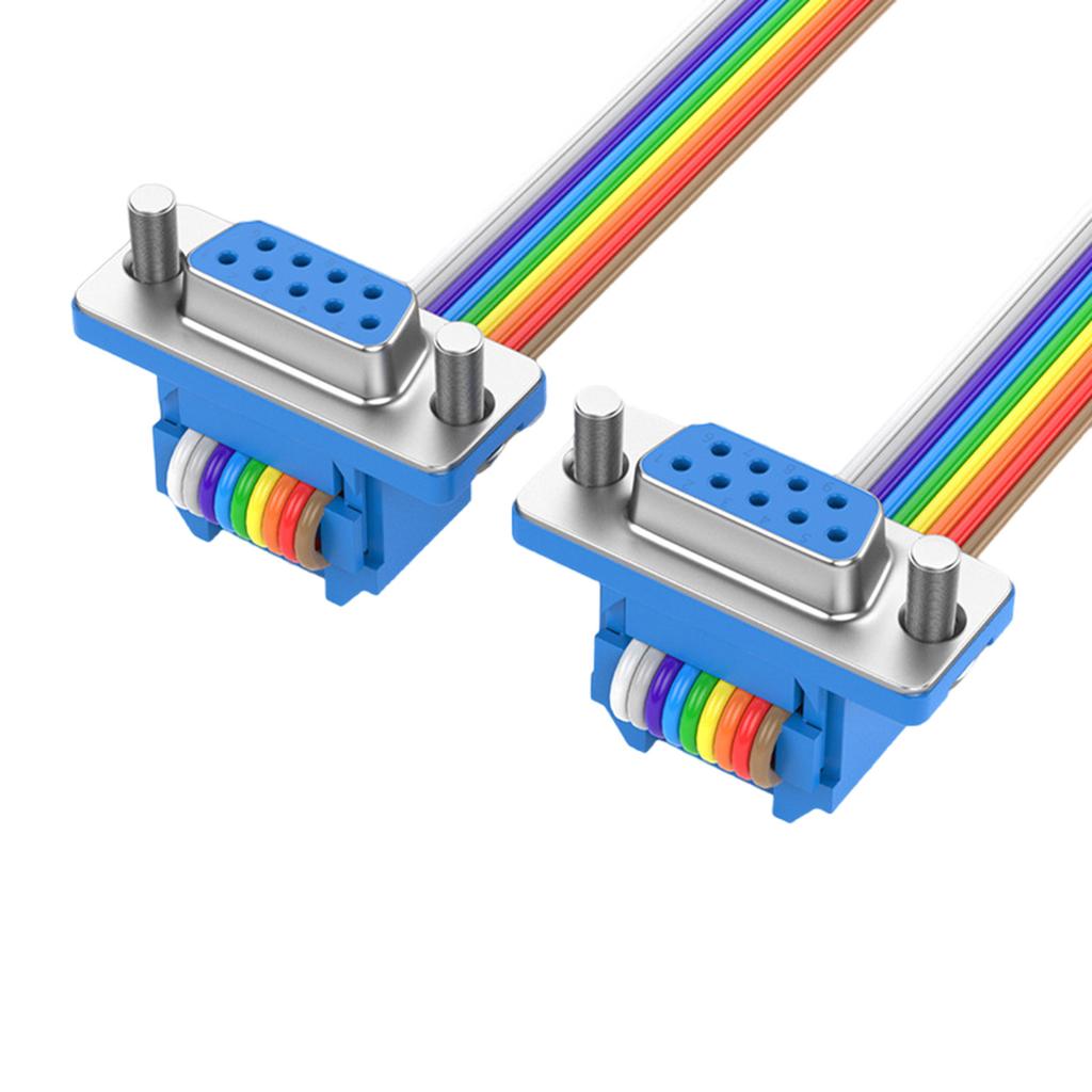Straight Through RS232 Serial Extension Cable 9Pin Male to Female Connecting Line for Peripheral Connectivity