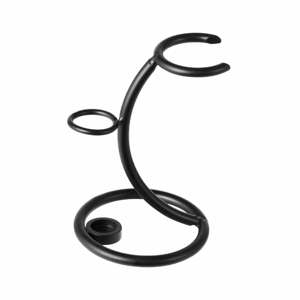Multifunctional Razor Stand Holder Mustache Grooming Accessory Art Shaving Brush Stand Durable Razor Base чёрный