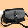 Genuine Brand Soft Pu Leather Shoulder Messenger Bag Women's Solid Color Crossbody Bag Purses and Handbags Ladies Sac A Main