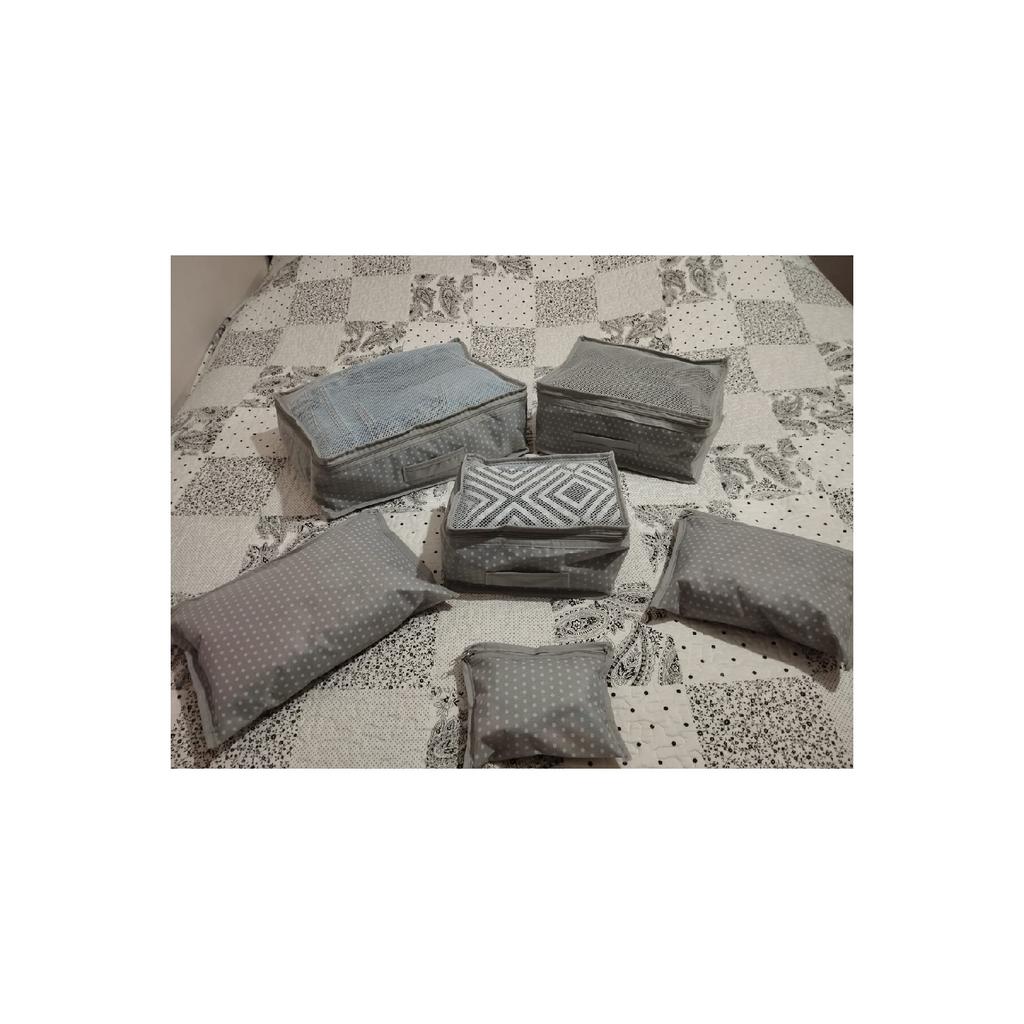 Polka Dot Pattern Baby Maternity Bag 6 Piece Organizer