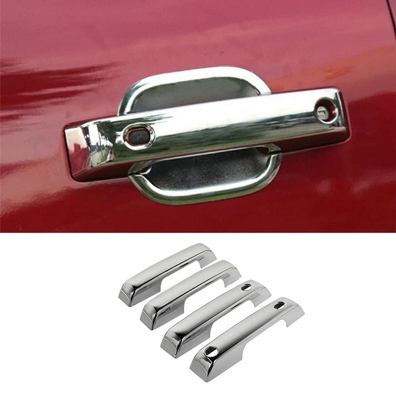 Car Door Handle Cover Trim For Ford F150 2026 2026 Black/Carbon Fiber/Chrome Car Styling Accessories