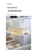 Bowl & Dish Pull-Out Storage Rack - In-Cabinet Drainer & Organizer