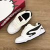 2025 New Retro Bread Shoes Women's Versatile Color Matching White Design Skateboard Shoes Classic High-value Casual Shoes Tide