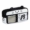 Music Note Star Print Pen Bag Cat Ear Design Stationery Bag Portable Pencil Case  Stationery Gift