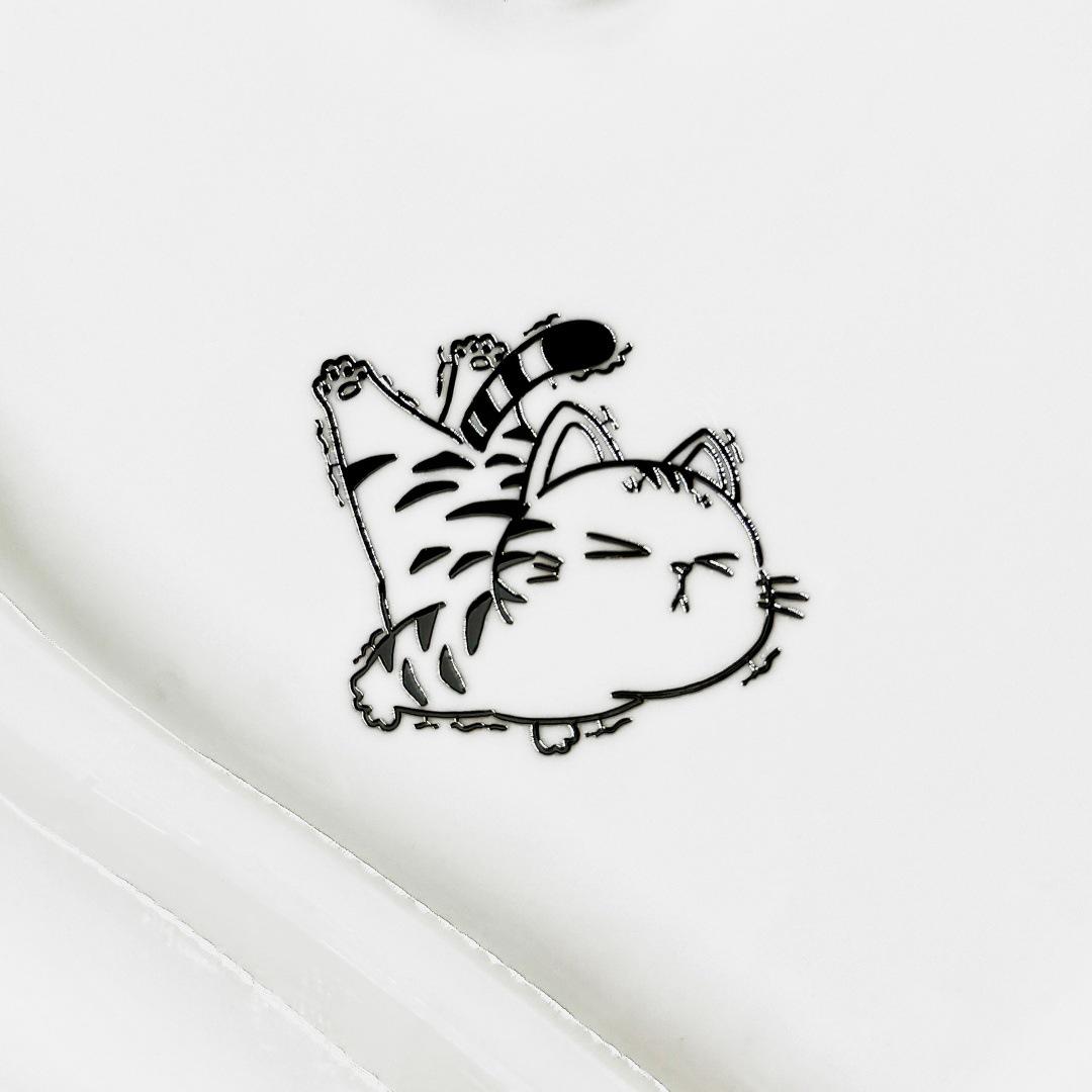 

3D Waterproof Gymnastics Cat Stickers for Phone & Computer 3D Metal Sticker