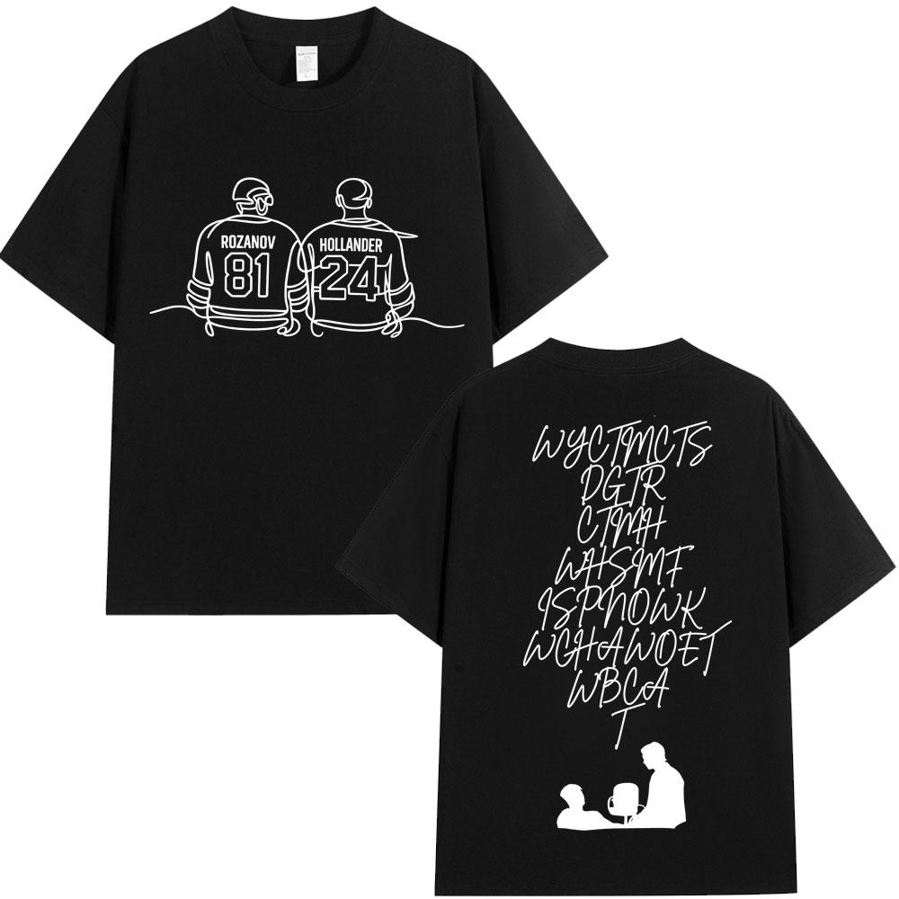 Heated Rivalry Heated All The Time Graphic T Shirts Men Women Fashion Popular Tshirt Cozy Cotton Oversized Casual Short Sleeve