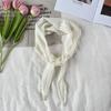 Hollowed-out Neck Scarf Multicolor Head Wrap Trendy Neckerchief  Female