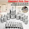 Porcelain Drill Bits 16 Pieces Tile Drill Bits Carbon Steel Tile Hole Cutter For Enlarging Groove Cutting Punching Drilling