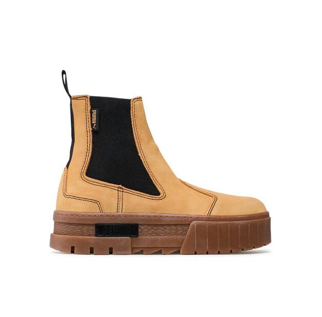 Замшевые ботинки Puma Mayze Chelsea Wn's 382829 04 Yellow