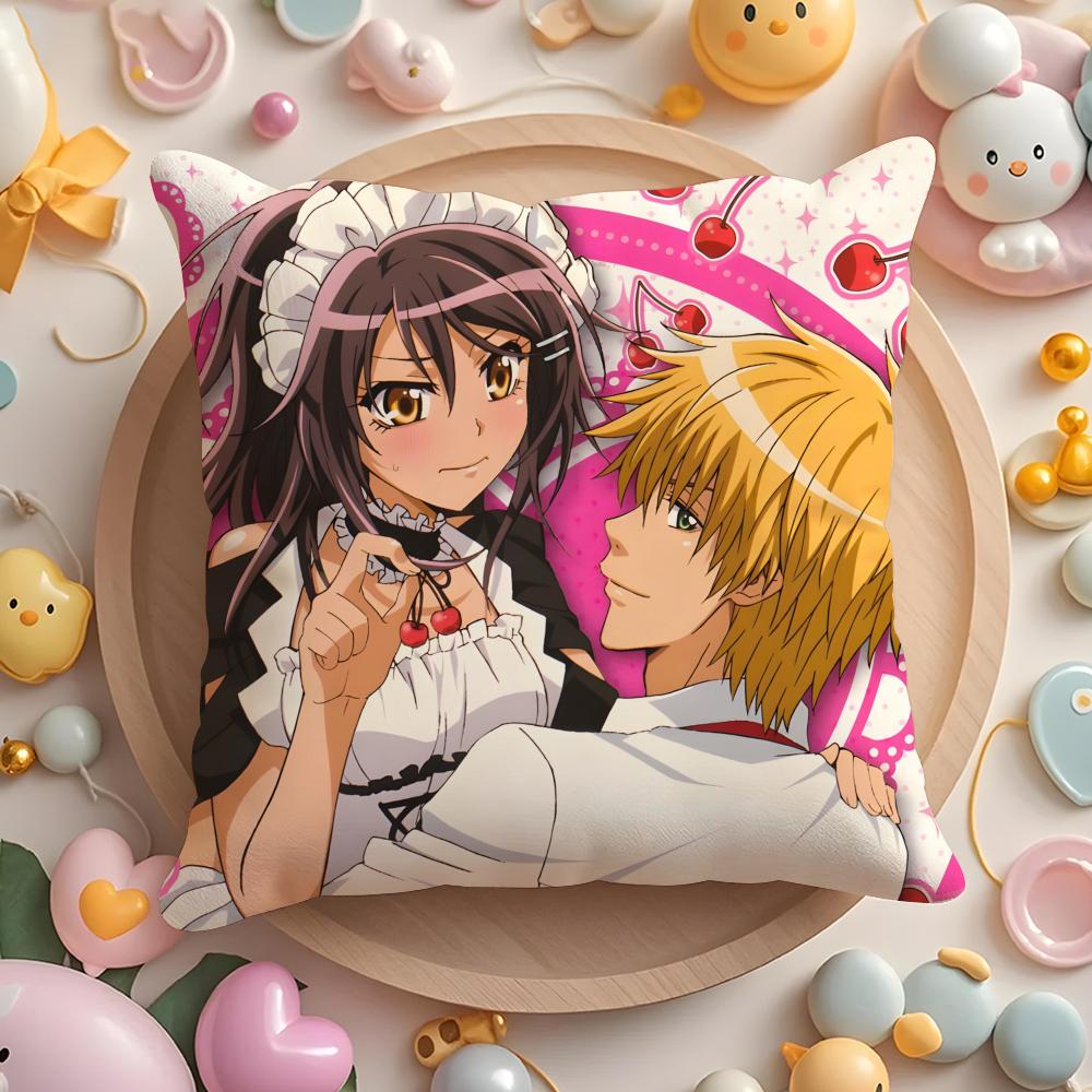 M-Maid Sama! Anime Kissenbezug für Zuhause & Auto, Mehrzweck-Kissenbezug - Wendbar, Weich & Langlebig für den täglichen Gebrauch