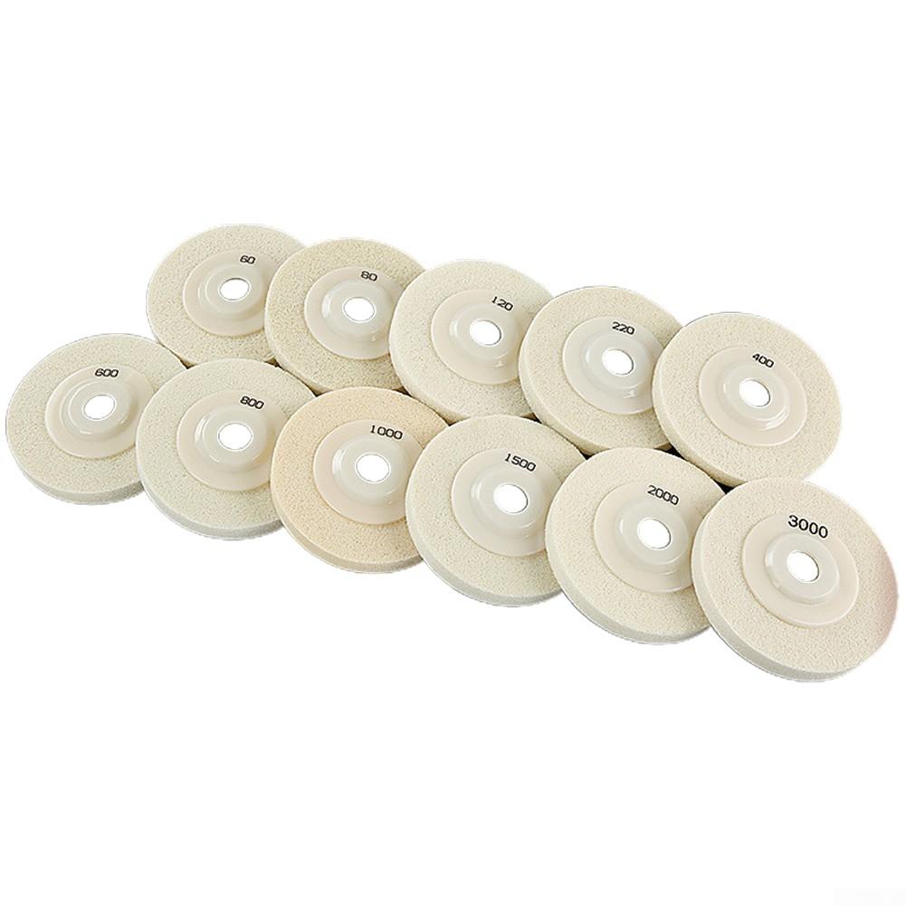 Roată de lustruit 4 inch 60-3000 Grit Polizor unghiular 1buc