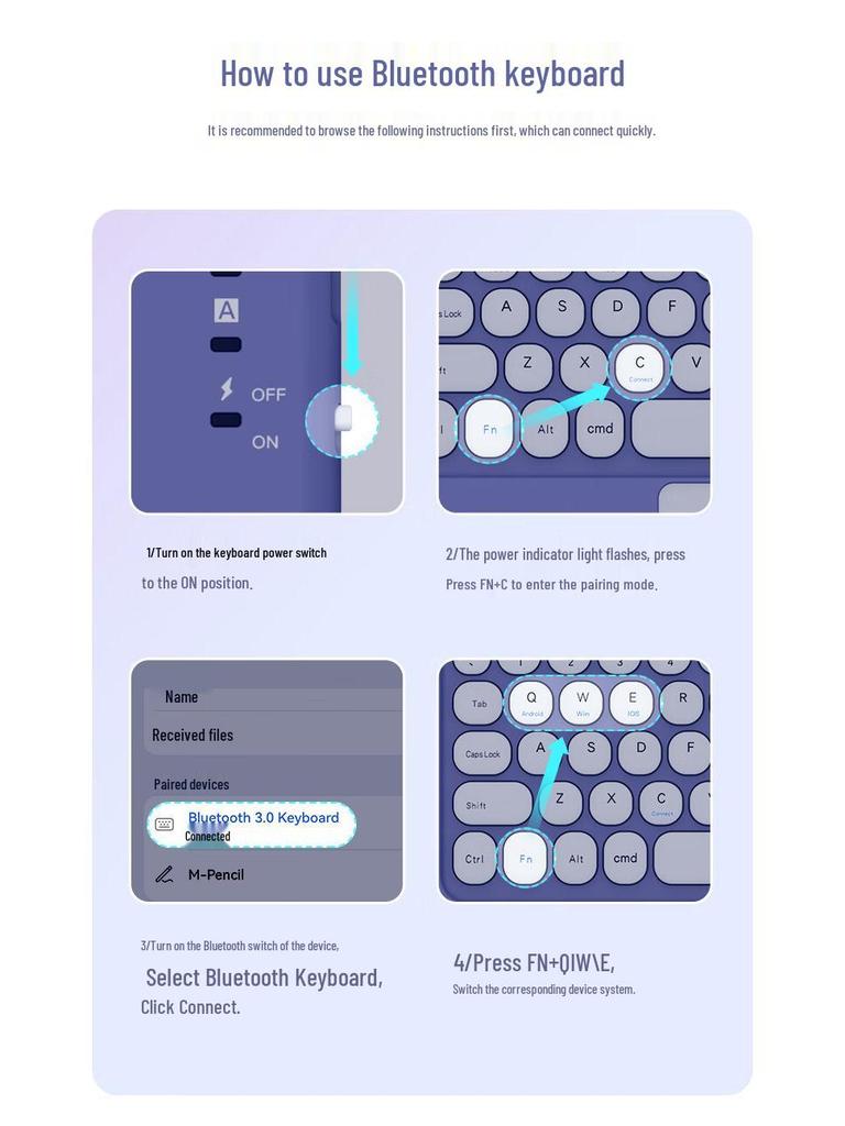 2023 Huawei MatePad 11.5 Bluetooth Keyboard Case with Pen Slot
