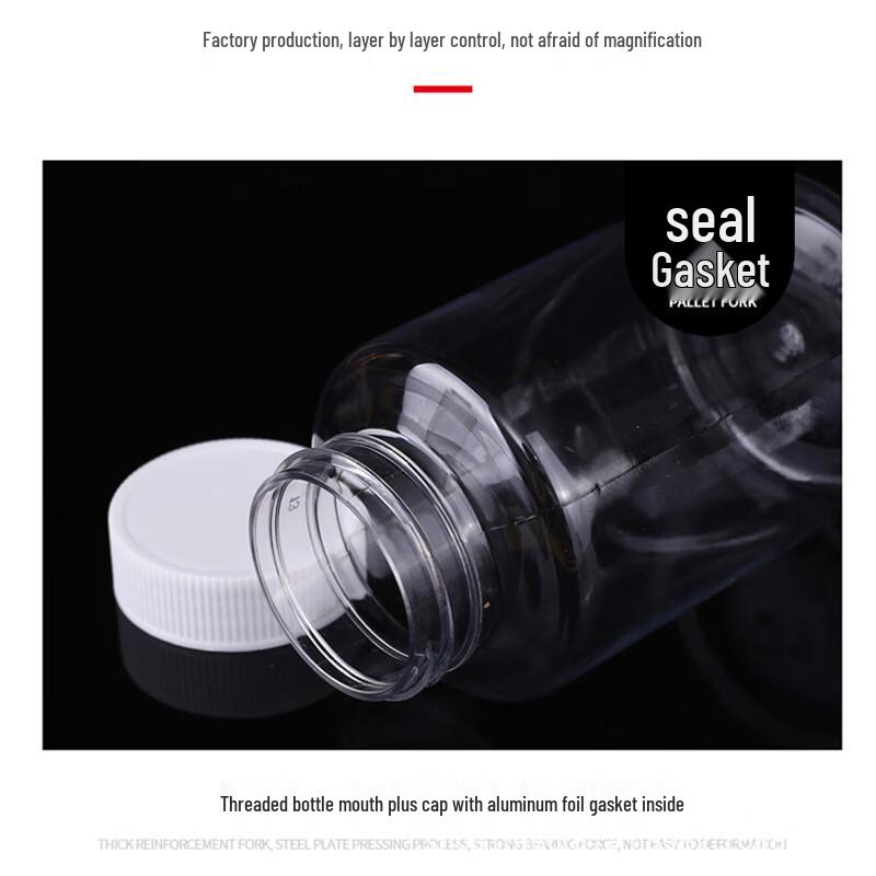Jinsu PET Wide Mouth Refill Plastic Bottle