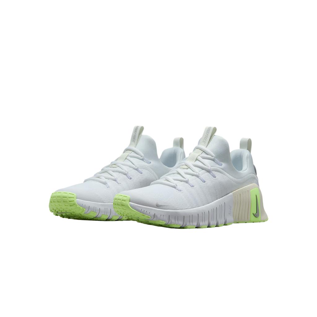 Nike Free Metcon 6 Comfortable Fashionable Trendy Minimalist Shock Absorption Low Top Training Shoes Women Sneaker White Green FJ7126-108