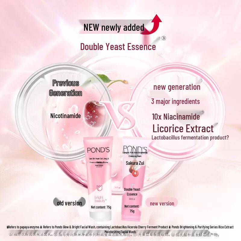Pond's Niacinamide Brightening Cleansing Set