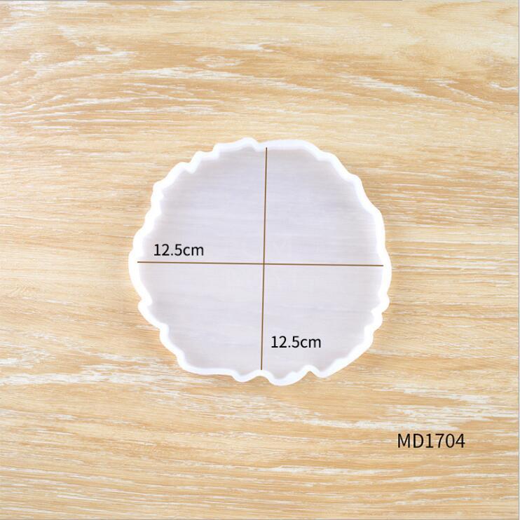 1Pcs Wave Coaster Table Mold Silicone Diy Baking Mirror Resin Cloud Epoxy Mold