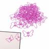 50Pcs Butterfly Shape Novelty Paper Clips Pink Shaped Paper Clips  Thing Accessory