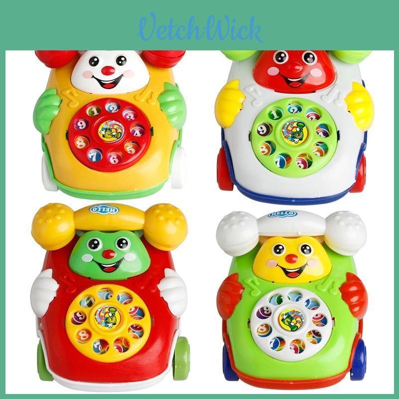 Plastic Toy Phone With Ringtone For Toddlers And Kids Educational Play