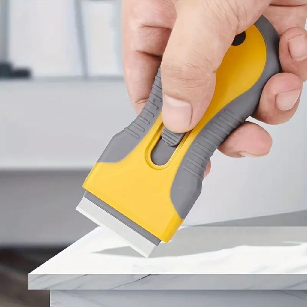 Durable Metal  Scraper Set - Versatile Tool  Easy Window and Glass Cleaning, Removes Stickers, Paint, Labels