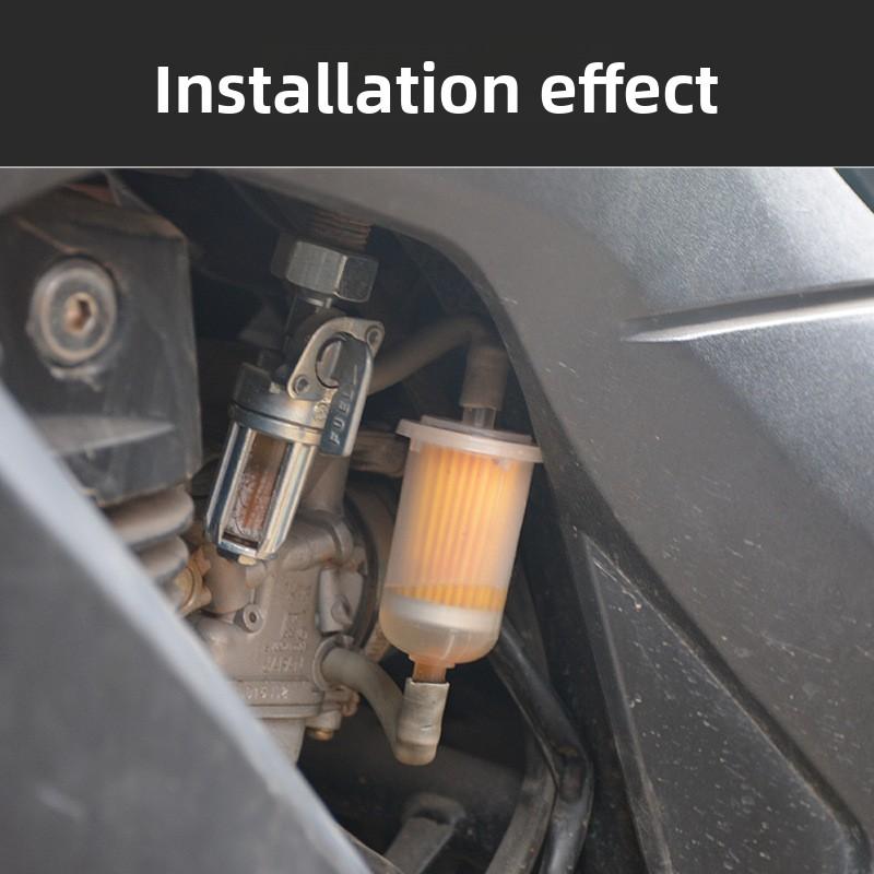 Elektroroller Ölfilter, großer modifizierter Motorradölfilter, Motorölfilterelement, 8 mm Universaltyp