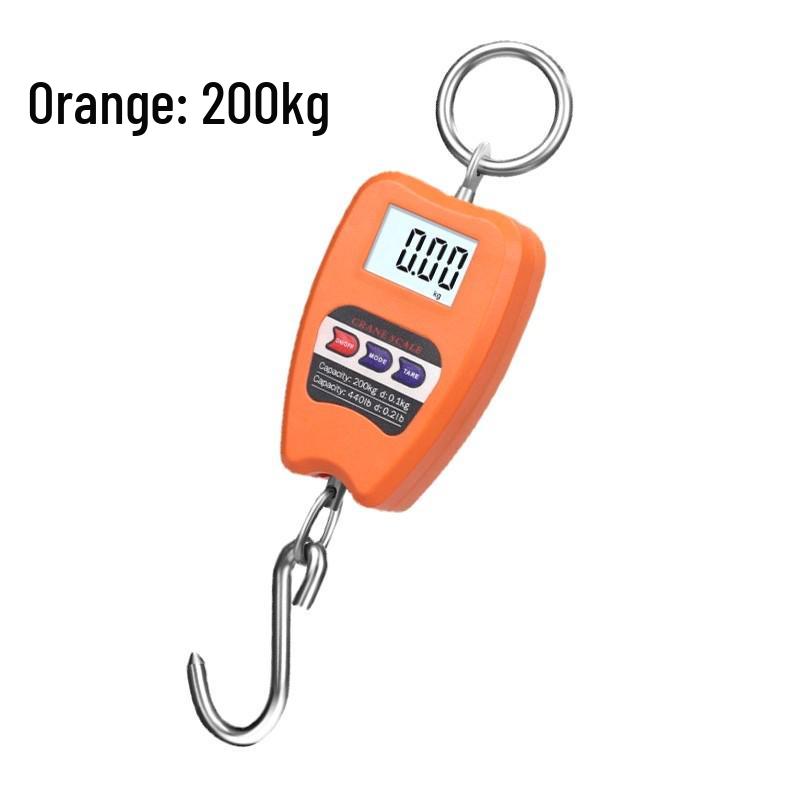 Portable 200kg Electronic Hanging Scale - Handheld Hook for Industrial and Grain Weighing