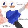 5Pcs Adjustable Finger Fixation Strap With Aluminum Strip Trigger Finger Splint Corrector Brace Finger Guard Sleeve For Support