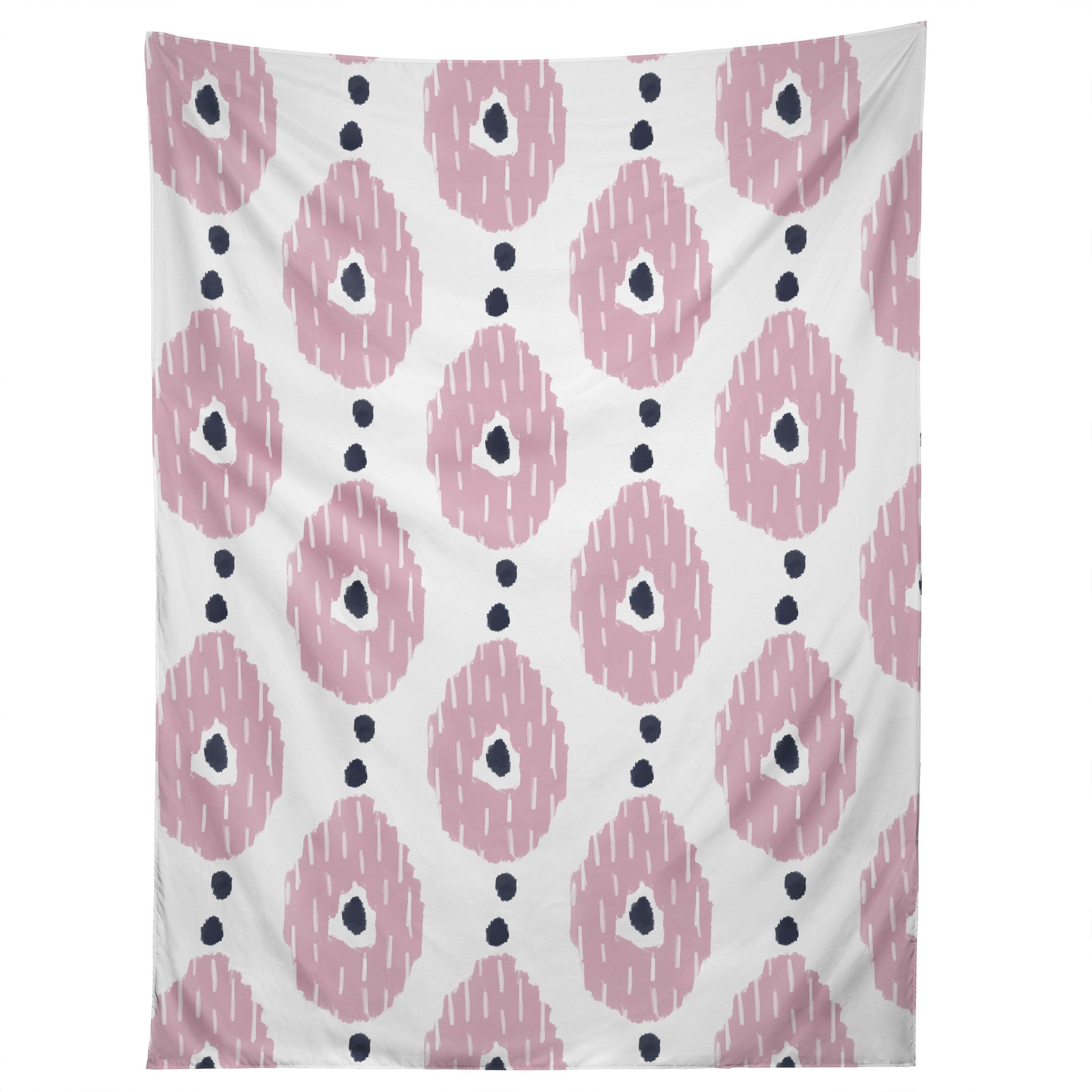 MAUVE IKAT tapestry 75x100