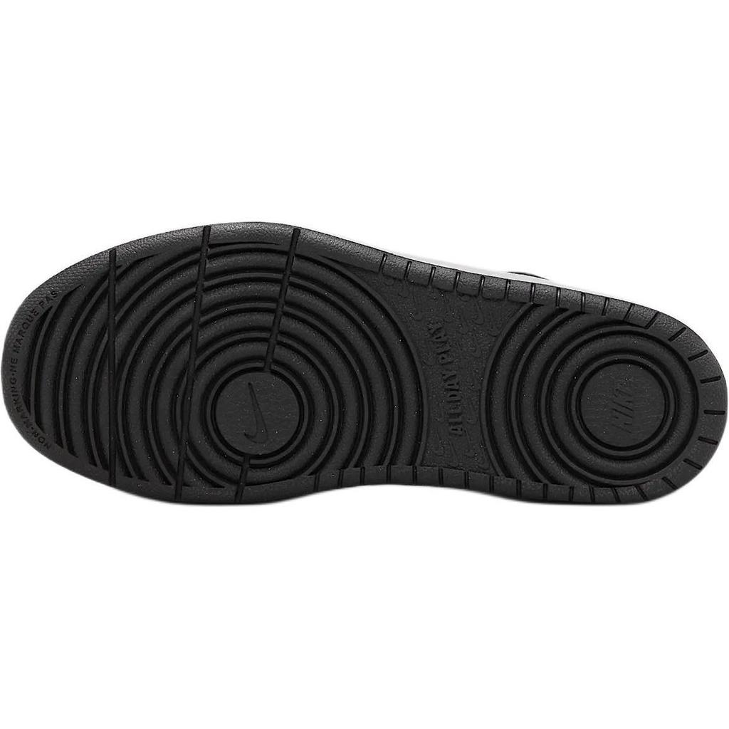 New Nike Court Borough Anti Slip Wear Resistant Low Top Kids' Skateboarding Shoes White Black Kids' DV5457-131