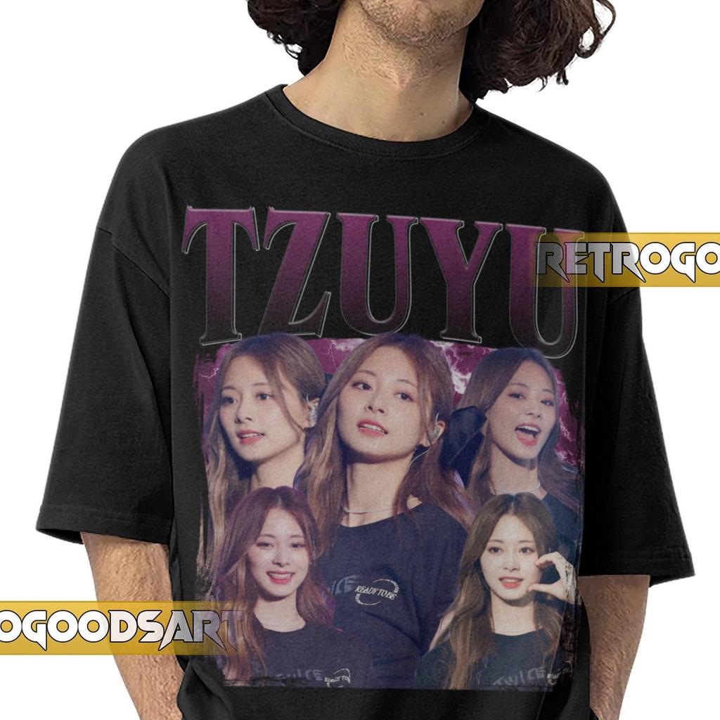 TZUYU TWICE GIRLGROUP Retro Shirt / Tzu-yu Vintage Band Tee / Chou Tzu-yu Twice Tour / Twice Kpop GirlbandConcertMerch