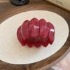 Bracciale Ovale in Acrilico Marmo Europeo e Americano - Pezzo di Gioielleria Retro alla Moda